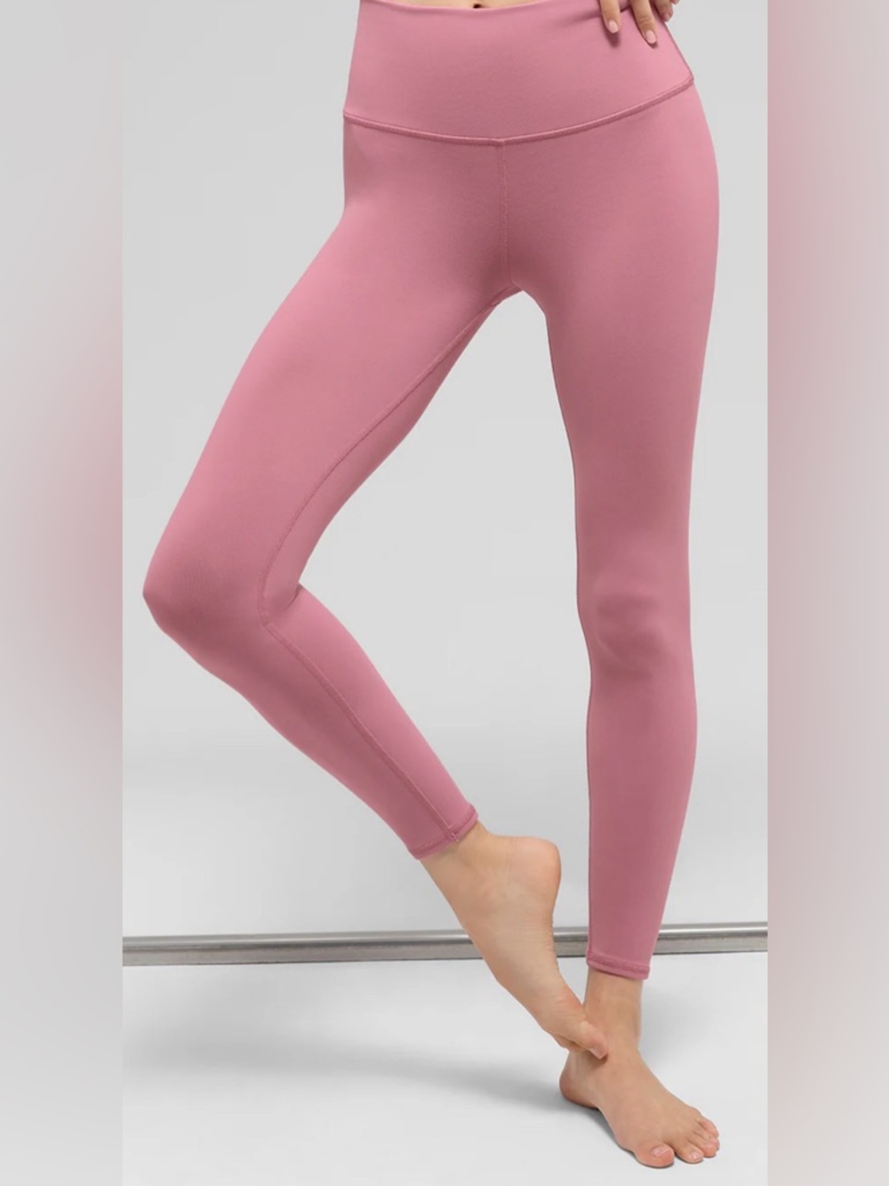 ALO Yoga 7/8 High-Waist Airbrush Leggings - Pink Wild Rose - NWT